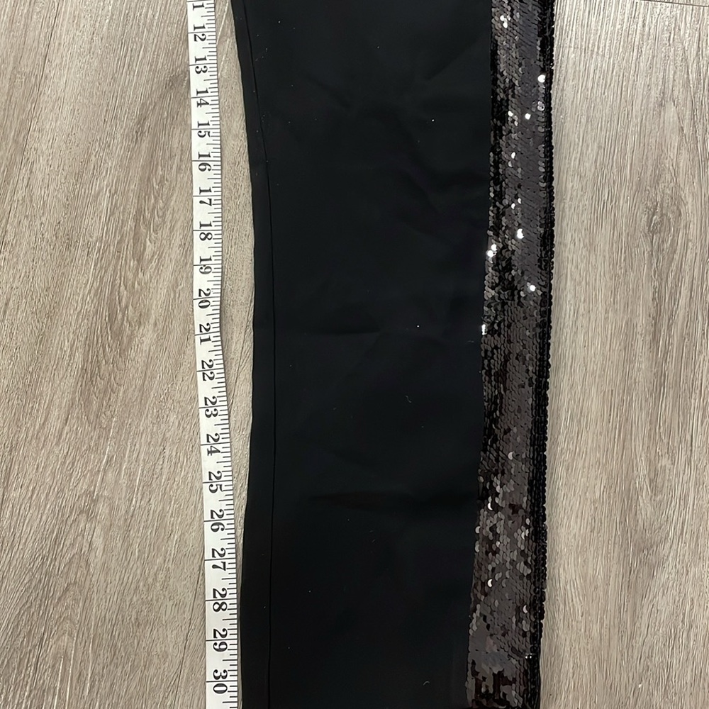 Cinq a Sept Sequin Ruthy Pleated Tuxedo Wide Leg Trouser Pant Sz 2 $425 - Picture 9 of 9